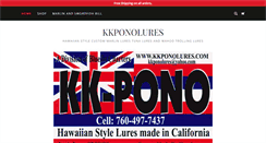 Desktop Screenshot of kkponolures.com